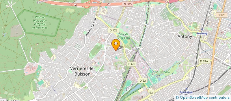 localisation de l'entreprise SOC CIVILE P.N.C.2000  VERRIERES-LE-BUISSON