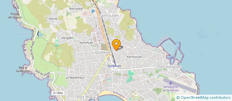 localisation de l'entreprise SOC CIVILE PALOMA  QUIBERON
