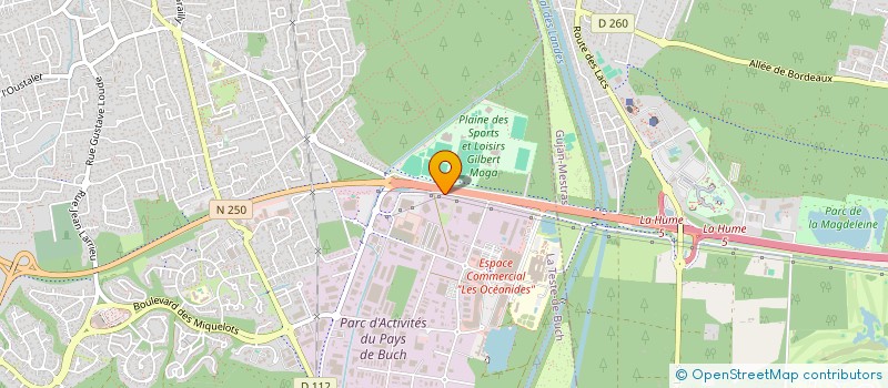 localisation de l'entreprise SOC CIVILE PARC SECARY à LA TESTE-DE-BUCH