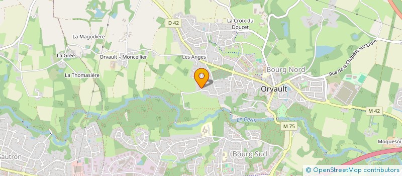 localisation de l'entreprise SOC CIVILE PARIS VANDENBERGHE à ORVAULT