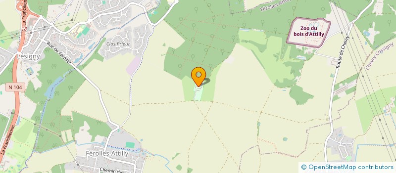 localisation de l'entreprise SOC CIVILE PARTIC DU DOMAINE DE BEAUROSE  FEROLLES-ATTILLY