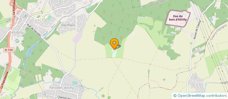 localisation de l'entreprise SOC CIVILE PARTIC DU DOMAINE DES AGNEAUX  FEROLLES-ATTILLY