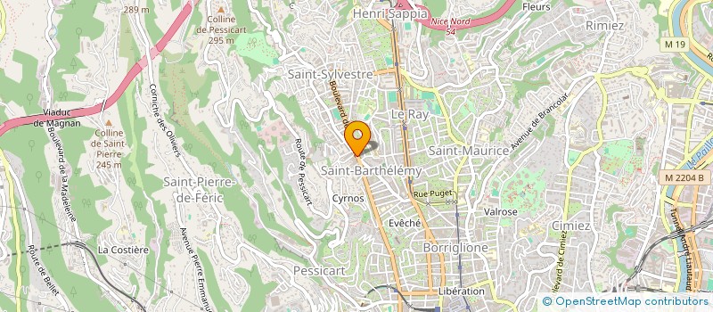 localisation de l'entreprise SOC CIVILE PARTIC. IMMOBIL MED NICE NORD à NICE