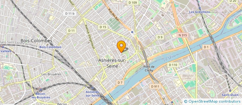 localisation de l'entreprise SOC CIVILE PARTICIP GESTION FONTAINE à ASNIERES-SUR-SEINE