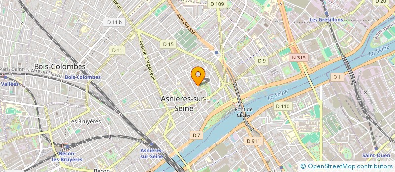 localisation de l'entreprise SOC CIVILE PARTICIP GESTION MONTESQUIEU  ASNIERES-SUR-SEINE