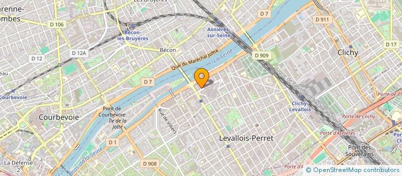 localisation de l'entreprise SOC CIVILE PARTICIPATION PROFESSIONNELLE à LEVALLOIS-PERRET
