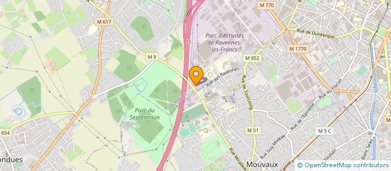 localisation de l'entreprise SOC CIVILE PARTICULIERE ALMARIC à MOUVAUX