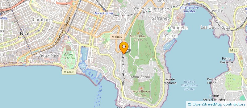 localisation de l'entreprise SOC CIVILE PARTICULIERE AUDREY à NICE