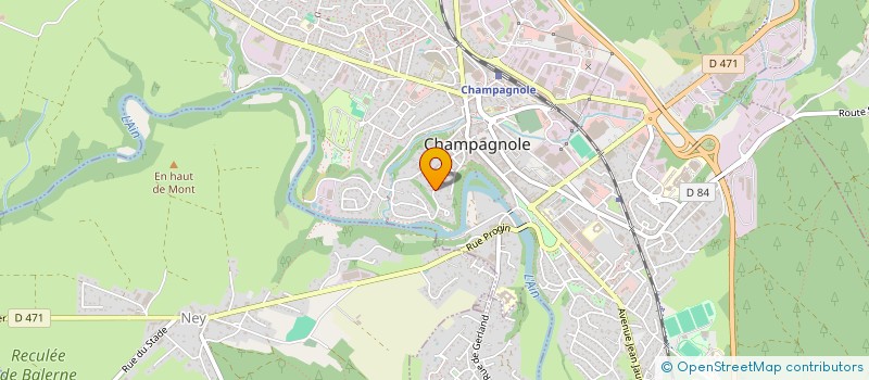 localisation de l'entreprise SOC CIVILE PARTICULIERE CASINO THEATRE  CHAMPAGNOLE