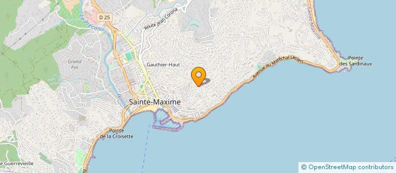 localisation de l'entreprise SOC CIVILE PARTICULIERE CLERLUMI à SAINTE-MAXIME