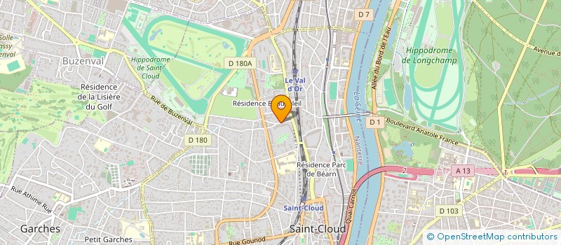 localisation de l'entreprise SOC CIVILE PARTICULIERE DE LA VALIERE à SAINT-CLOUD