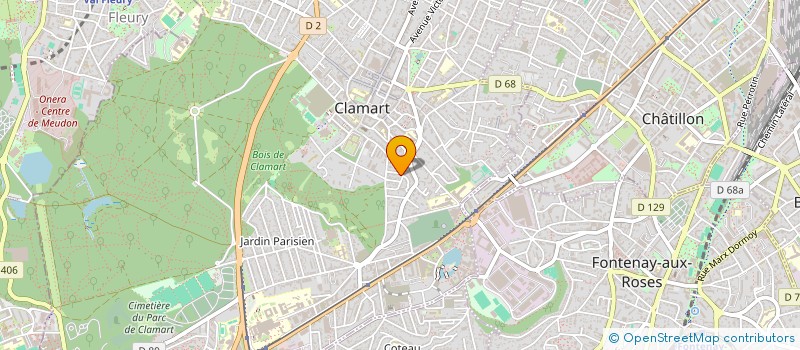 localisation de l'entreprise SOC CIVILE PARTICULIERE DU MONTOIR  CLAMART