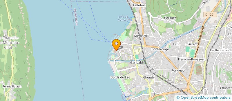 localisation de l'entreprise SOC CIVILE PARTICULIERE LES MIMOSAS  AIX-LES-BAINS