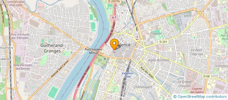 localisation de l'entreprise SOC CIVILE PARTICULIERE LES ROBINS à VALENCE