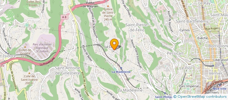 localisation de l'entreprise SOC CIVILE PARTICULIERE LMC à NICE