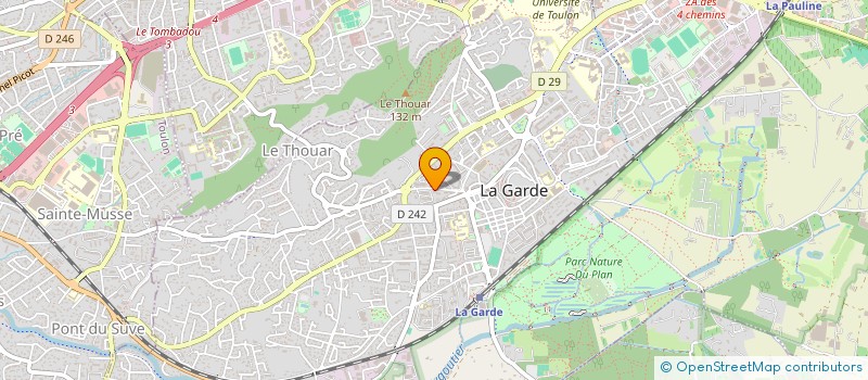 localisation de l'entreprise SOC CIVILE PARTICULIERE OPAL à LA GARDE