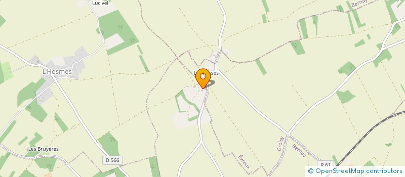 localisation de l'entreprise SOC CIVILE PARTICULIERE ROBIN REVERTEGAT  BREUX-SUR-AVRE