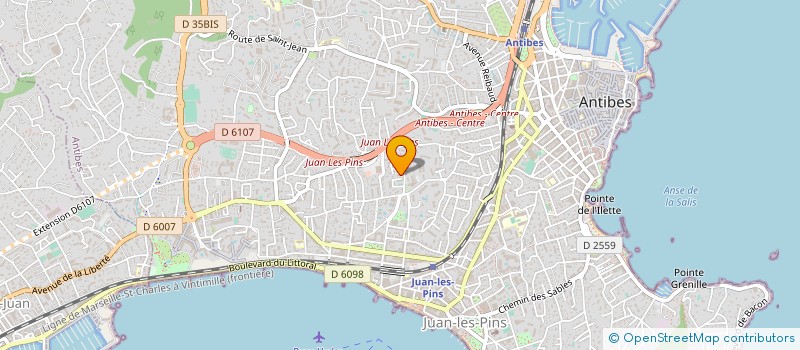 localisation de l'entreprise SOC CIVILE PARTICULIERE SAINT ANTOINE à ANTIBES