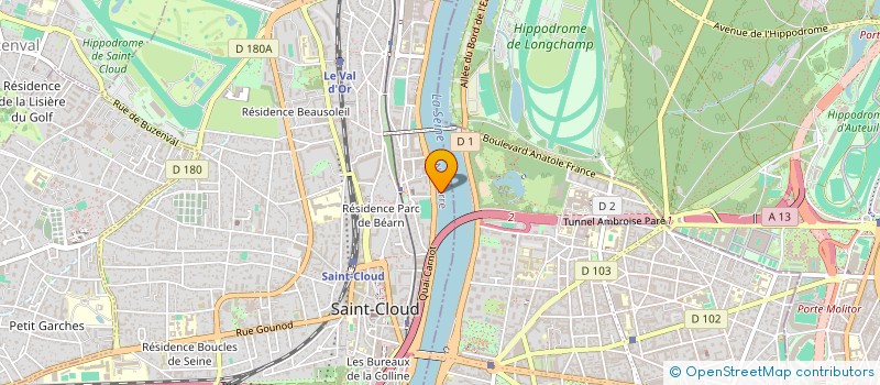 localisation de l'entreprise SOC CIVILE PARTICULIERE TROIS A à SAINT CLOUD