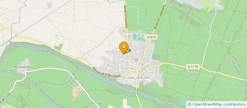 localisation de l'entreprise SOC CIVILE PATRIMONIALE DE LA HUNE  CUXAC-D'AUDE