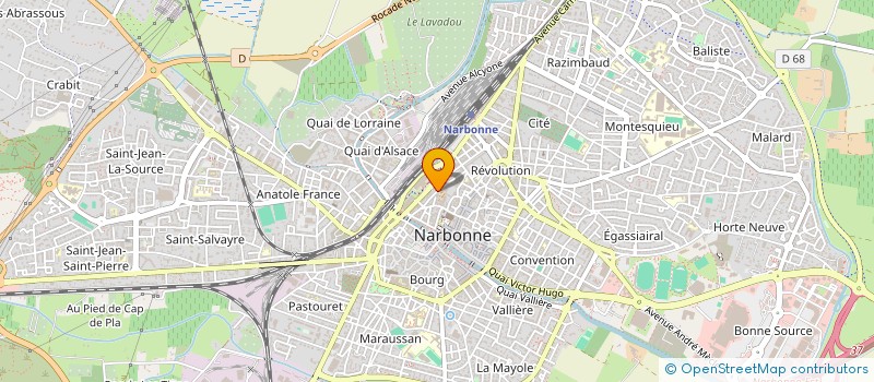 localisation de l'entreprise SOC CIVILE PATRIMONIALE J M M à NARBONNE