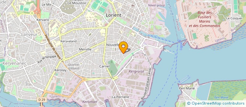 localisation de l'entreprise SOC CIVILE PATRIMONIALE LA ROBINIERE II à LORIENT