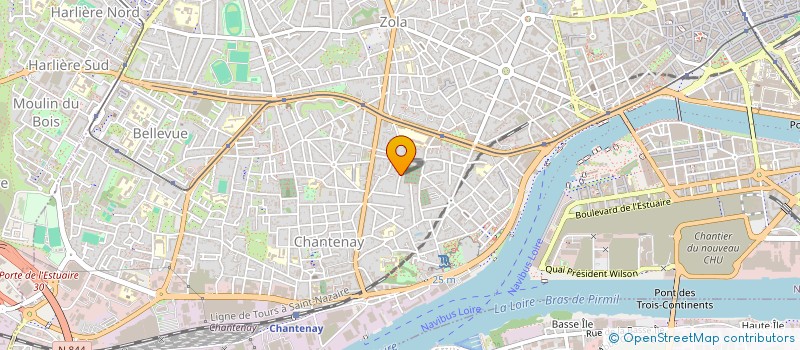 localisation de l'entreprise SOC CIVILE PATRIMONIALE LE ROBINIERE III à NANTES