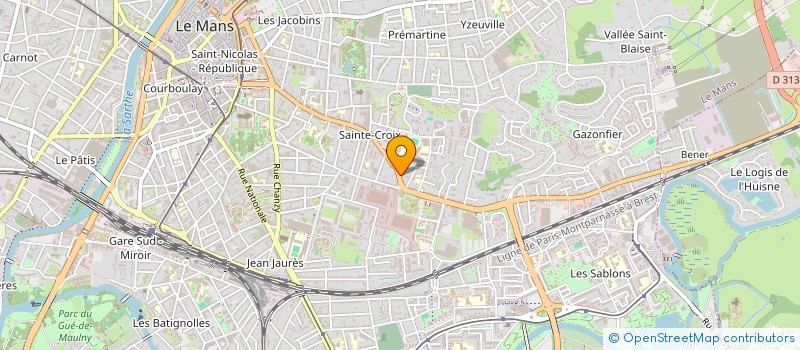 localisation de l'entreprise SOC CIVILE PATRIMONIALE LES TOURS IV à LE MANS