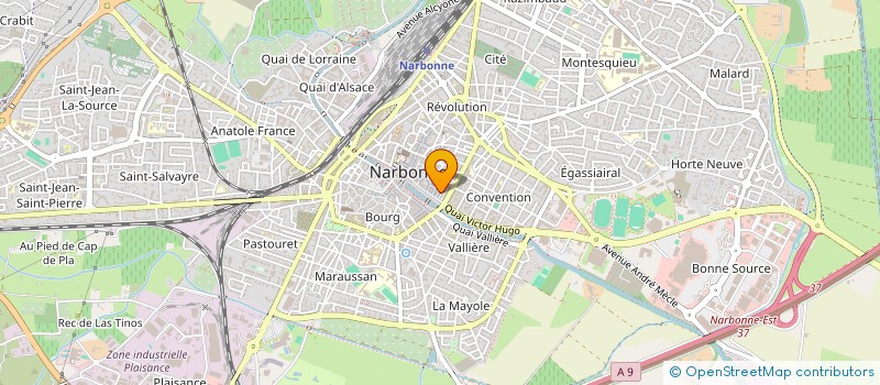 localisation de l'entreprise SOC CIVILE PATRIMONIALE MANOIR-LANGILL à NARBONNE