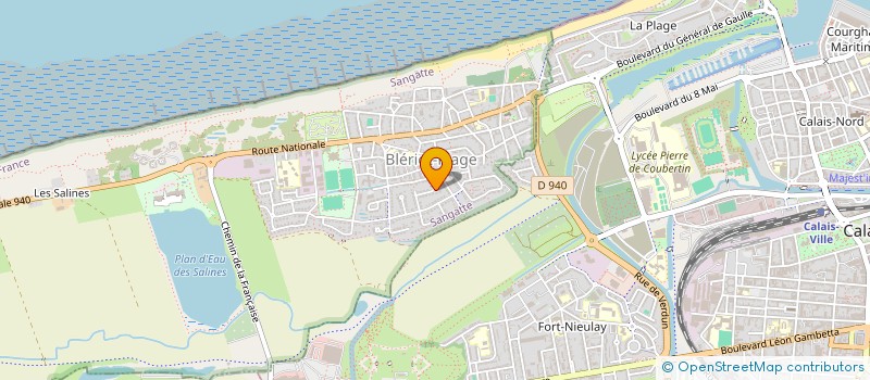 localisation de l'entreprise SOC CIVILE PAUL BACLET & FILS  SANGATTE