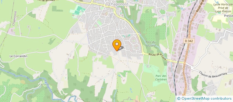 localisation de l'entreprise SOC CIVILE PCMR  CHAPONOST