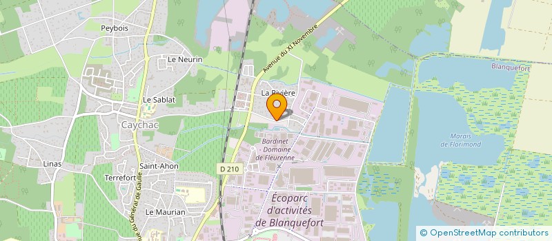 localisation de l'entreprise SOC CIVILE PEYRE-HAUT à BLANQUEFORT