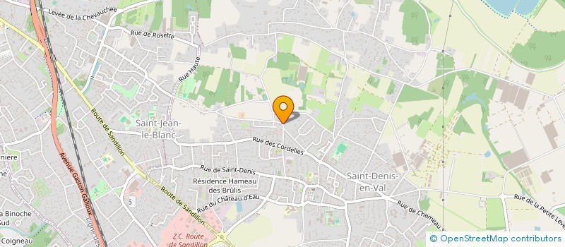 localisation de l'entreprise SOC CIVILE PLAINCHAMP  SAINT-DENIS-EN-VAL