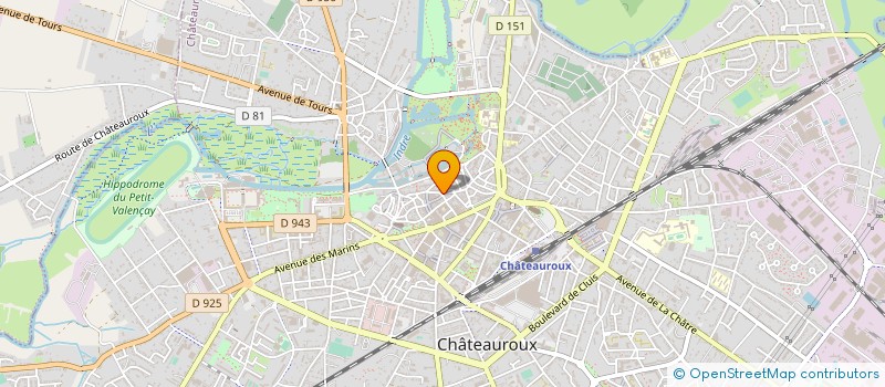 localisation de l'entreprise SOC CIVILE PORTEFEUIL MARTINEZ à CHATEAUROUX