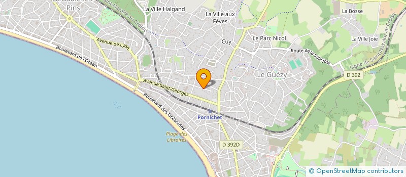 localisation de l'entreprise SOC CIVILE PORTEFEUILLE M J P  LA BAULE-ESCOUBLAC