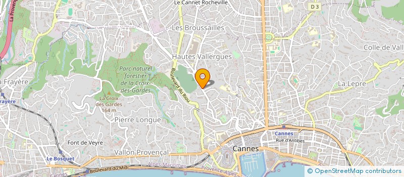 localisation de l'entreprise SOC CIVILE PROSCA  CANNES