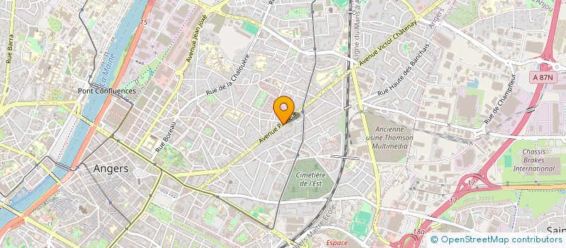 localisation de l'entreprise SOC CIVILE PRT PASTEUR à ANGERS
