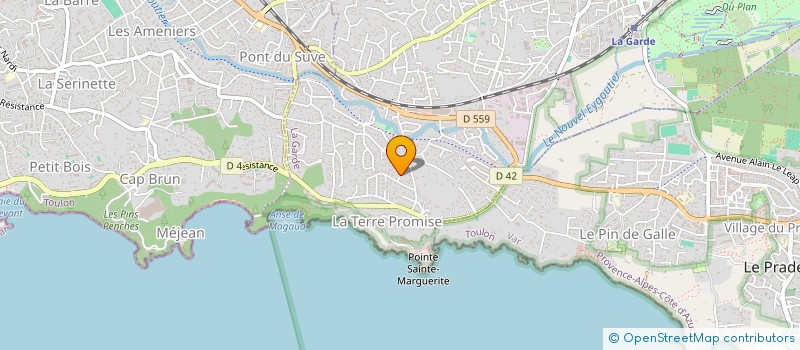 localisation de l'entreprise SOC CIVILE R P I à LA GARDE