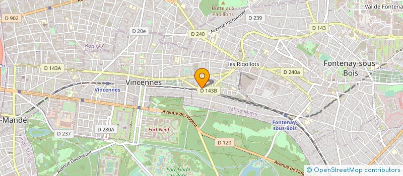 localisation de l'entreprise SOC CIVILE RAFINOU à VINCENNES