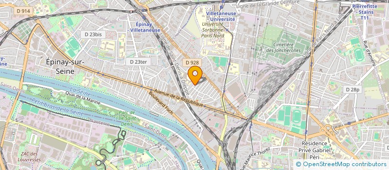 localisation de l'entreprise SOC CIVILE RENOIR-CANNES à EPINAY-SUR-SEINE