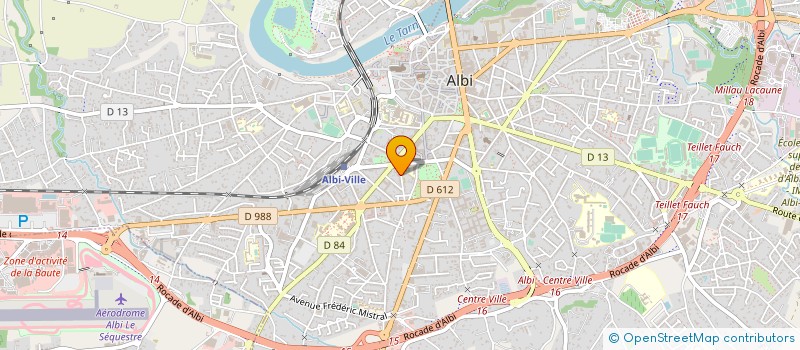 localisation de l'entreprise SOC CIVILE RUE JUSTIN ALIBERT ALBI à ALBI