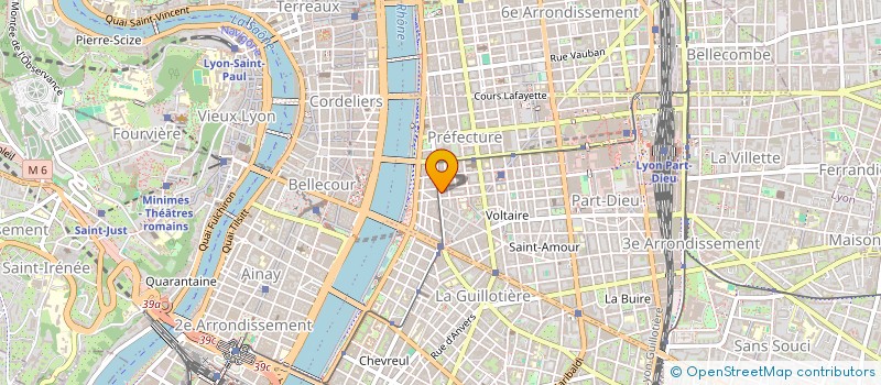 localisation de l'entreprise SOC CIVILE SAINT JEROME  LYON