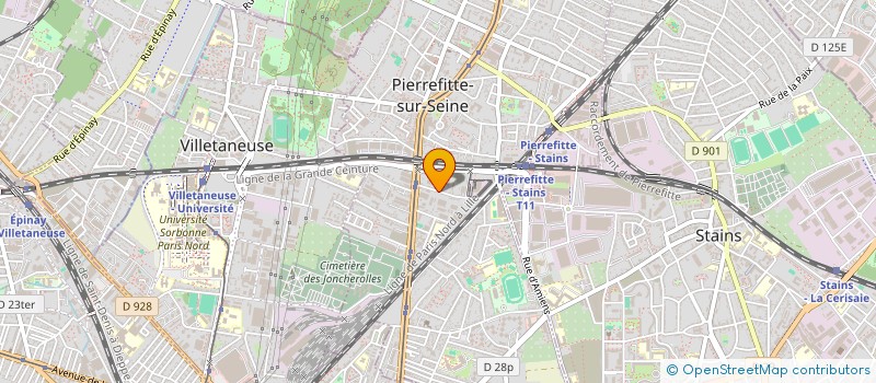 localisation de l'entreprise SOC CIVILE SAM à PIERREFITTE-SUR-SEINE
