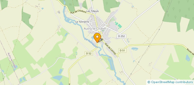 localisation de l'entreprise SOC CIVILE SEVIGNE à AUTRY-LE-CHATEL
