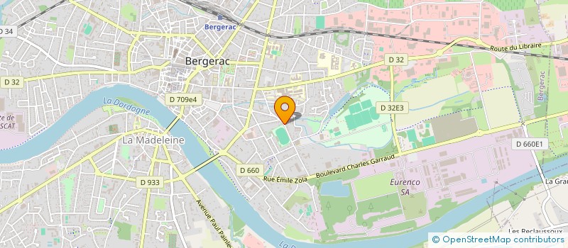 localisation de l'entreprise SOC CIVILE SGE BOUGRISSA à BERGERAC