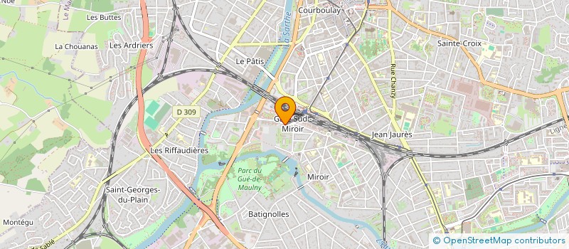 localisation de l'entreprise SOC CIVILE SPORTIVE MUTUELLES MANS ASSUR  LE MANS