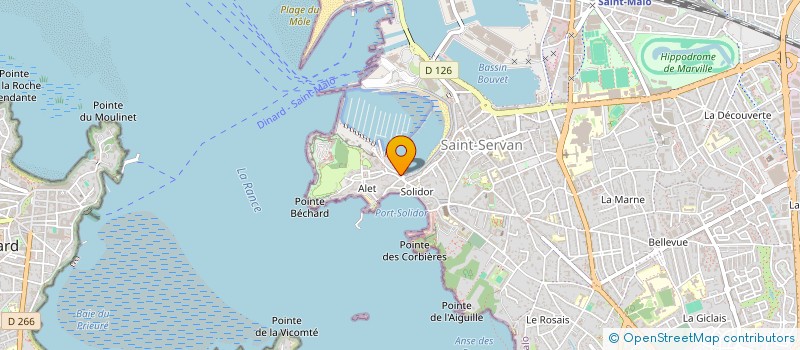 localisation de l'entreprise SOC CIVILE SPUIS IMMOBILIER  SAINT-MALO