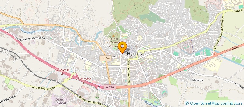 localisation de l'entreprise SOC CIVILE SYLVESTRE à HYERES