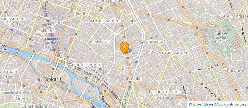 localisation de l'entreprise SOC CIVILE TOURNELLES SAINTE ANASTASE  PARIS