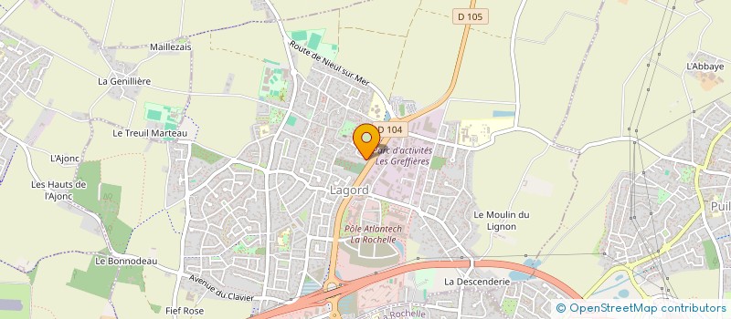 localisation de l'entreprise SOC CIVILE TRIBER  LAGORD